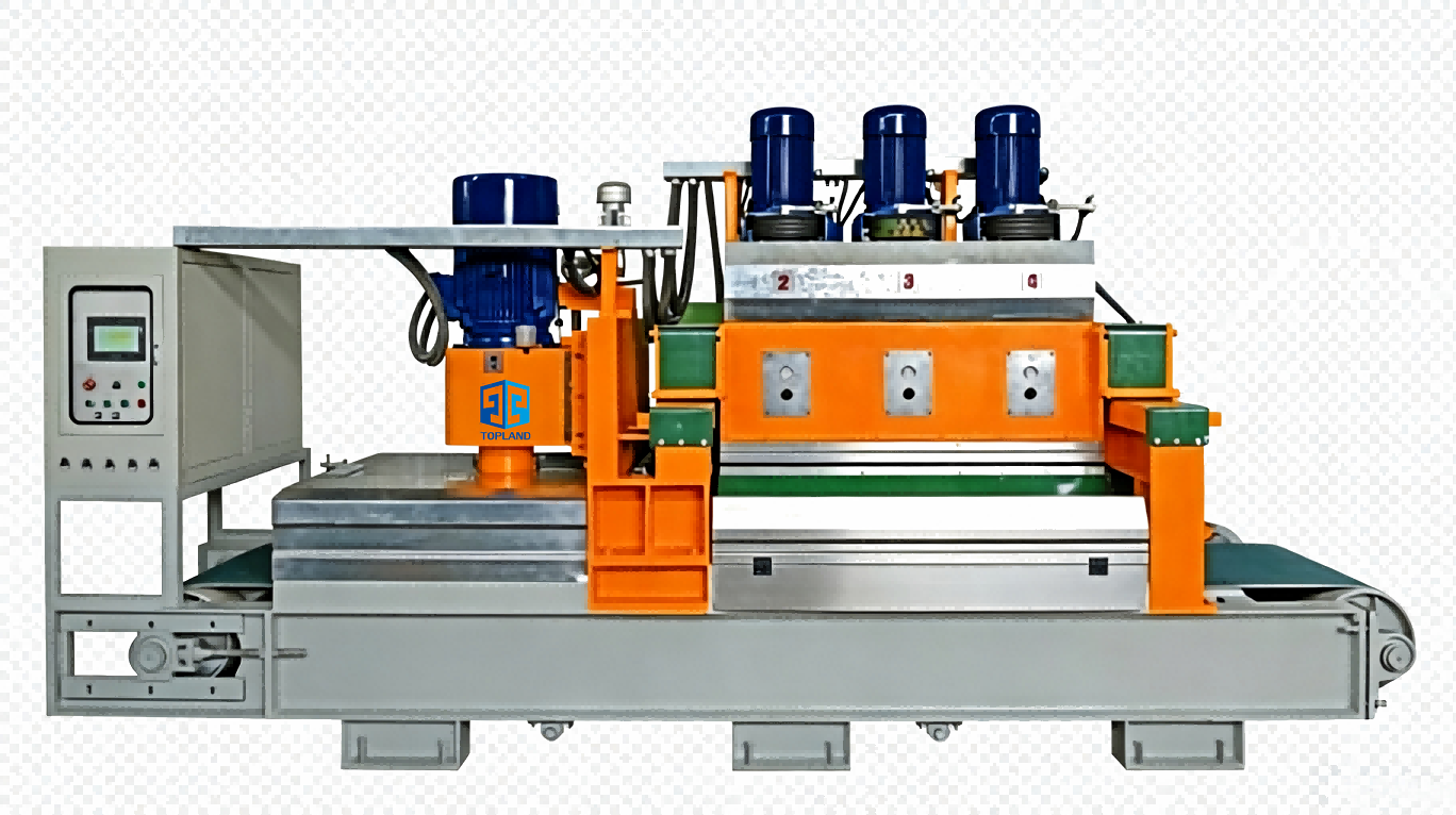 TPM 1+3 Automatic Stone tiles calibrating and polishing machine